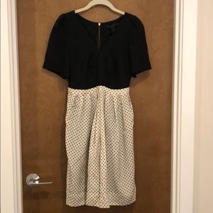 Marc by Marc Jacobs black and off white dress